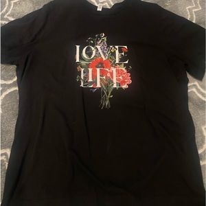 2X Joyce Meyers Love Life tshirt